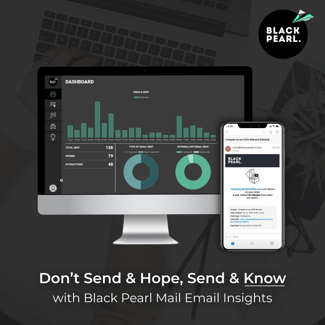screenshot of Black Pearl Mail